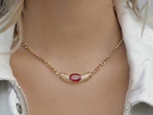 Radiant Rouge Necklace
