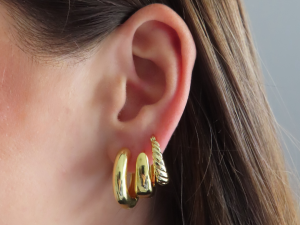 Chunky Hoop Bundle : 3 Piece Earring Bundle