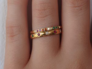 Rainbow's End Ring Set