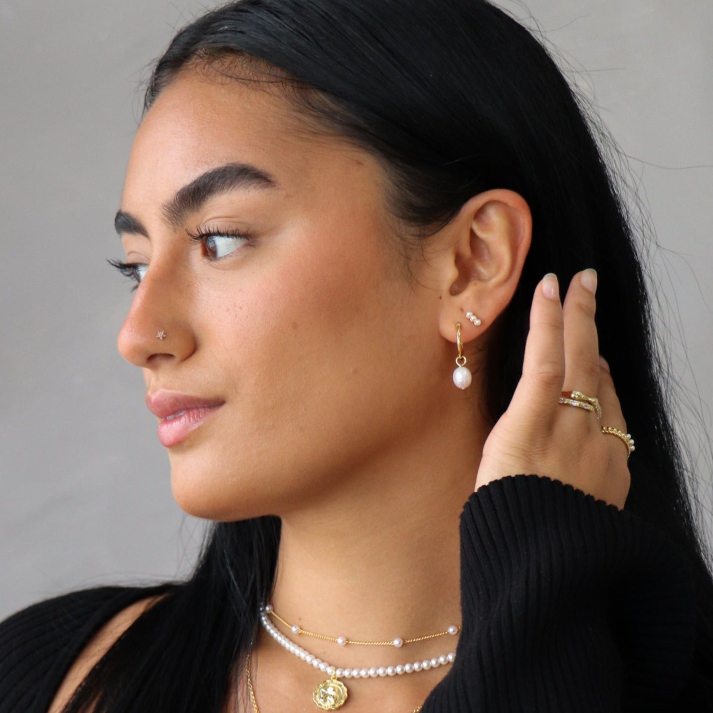 Pure Pearl Earrings - Image 4