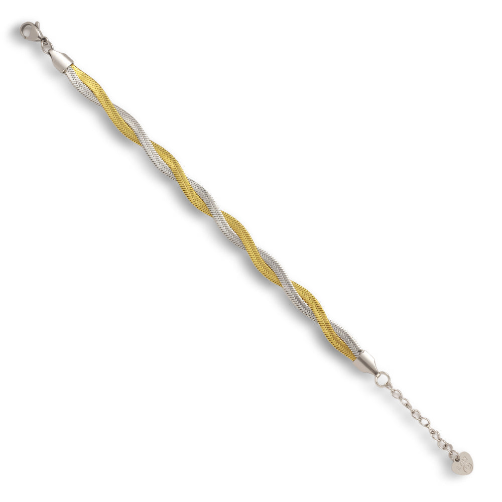 Two-Tone Medusa Bracelet - Image 3