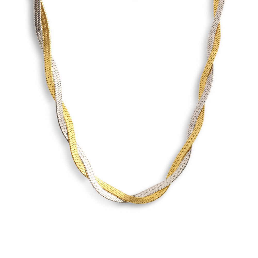 Two-Tone Medusa Necklace - Image 2